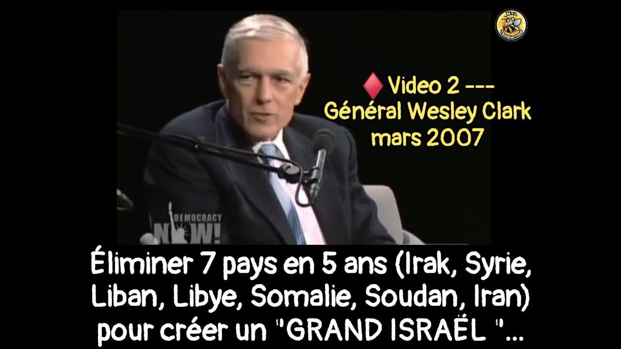 POUR UN GRAND ISRAËL - GENERAL WESLEY CLARK