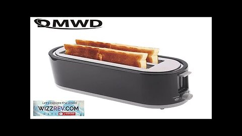 4 Slices Wide Trough Toaster Automatic Bread Baking Machine 7 Gear Oven Review