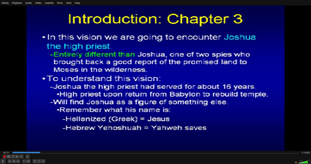 Zechariah by Chuck Missler Lesson 3