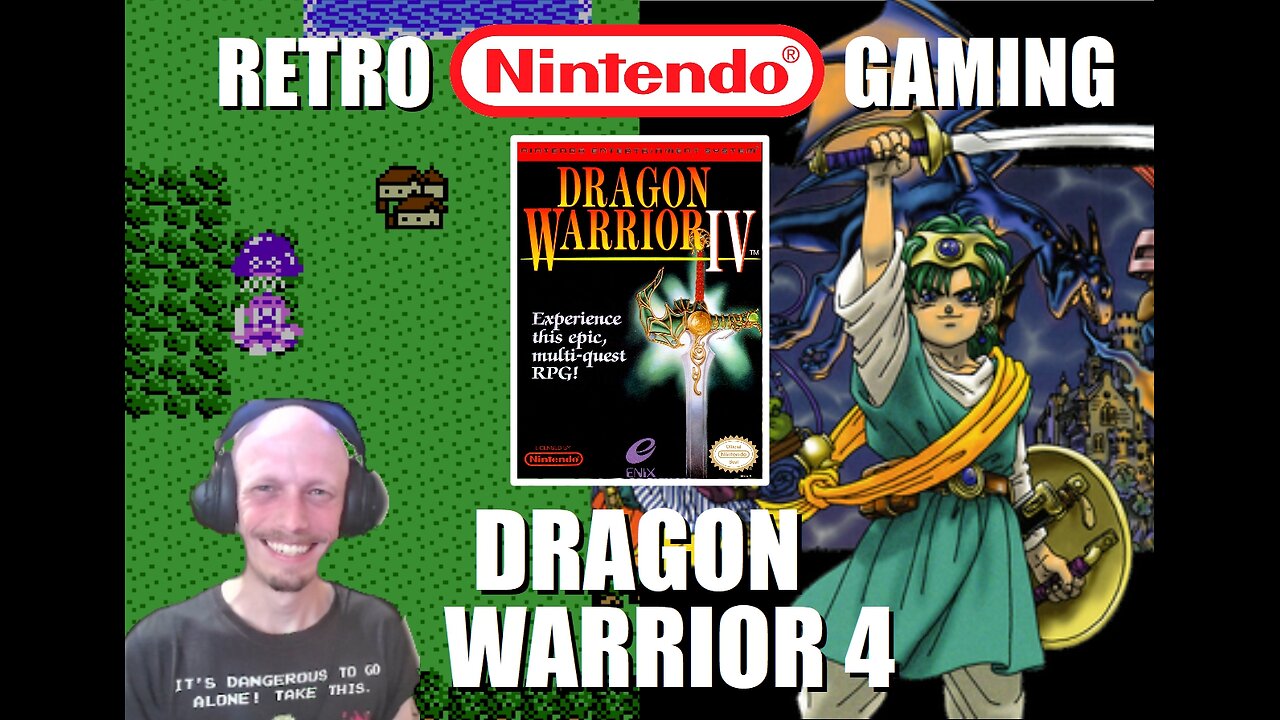 Dragon Warrior 4 (NES): Journey through the Dangerous Forest in a Multi-Quest RPG with BrightGaming