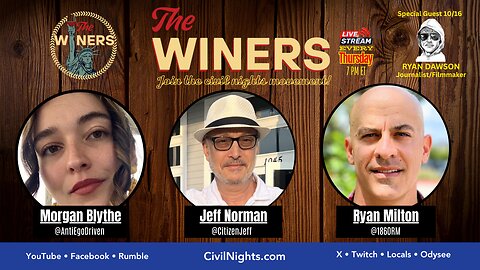 The Winers Ep. 56 (streams live on Oct. 16 at 7 PM ET)