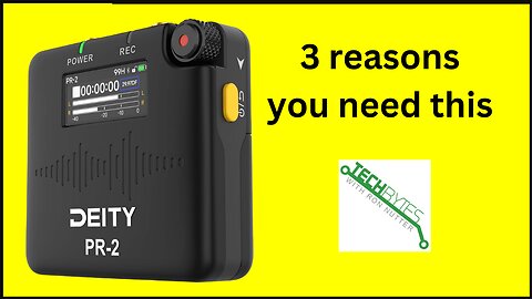 3 things you need to know about the Deity PR2 Pocket Recorder with Lavalier Mic