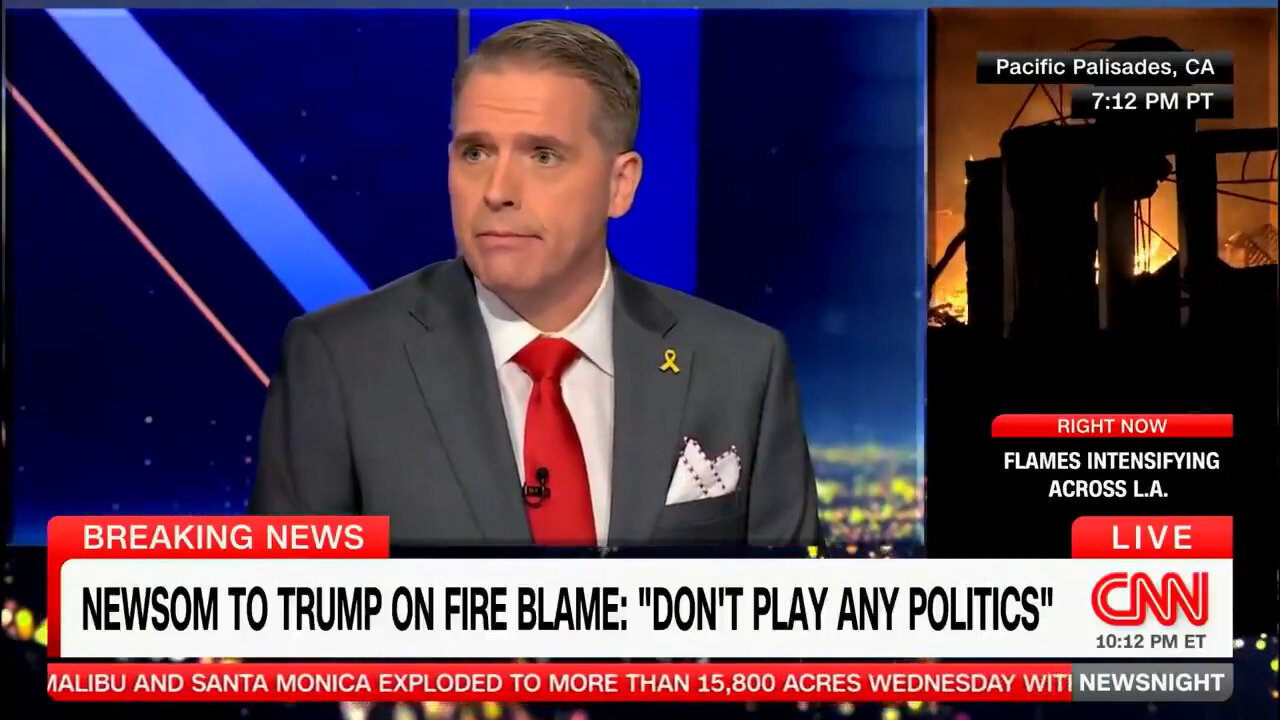 Scott Jennings Blowtorches CNN Panel's Defense Of Dems, Leaving Their CA Wildfire Narrative In Ashes