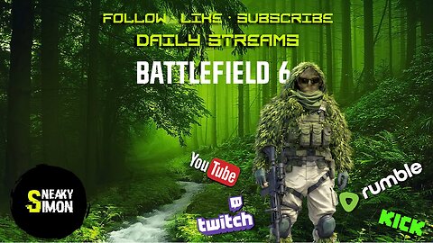 SNEAKY SIMON - Battlefield 6 daily challenges🔴LIVE