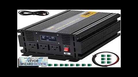 VEVOR Power Inverter 3500W Modified Sine Wave Inverter DC 12V to AC Review