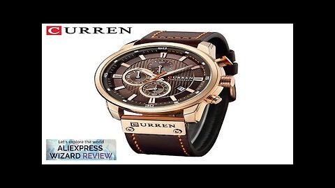 CURREN Fashion Date Quartz Men Watches Top Brand Luxury Male Clock Chronograph Review