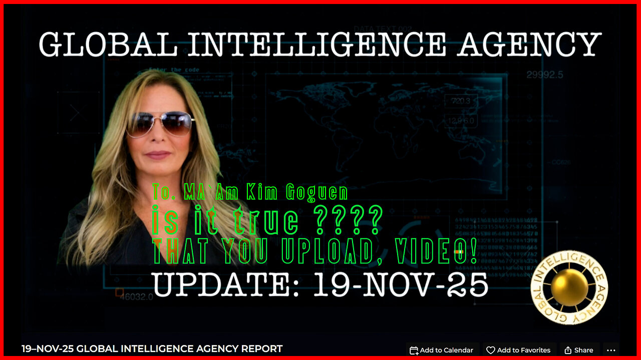(1-2)19–NOV-25 GLOBAL INTELLIGENCE AGENCY REPORTn