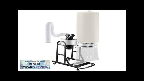 VEVOR Vortex Dust Collector Woodworking Dust Collector 1.5HP 220V w/ Mobile Base Review