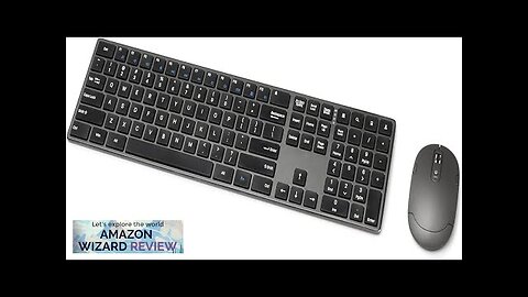 Amazon Basics Rechargeable Wireless Keyboard Mouse Ultra Slim Quiet Full Size Review