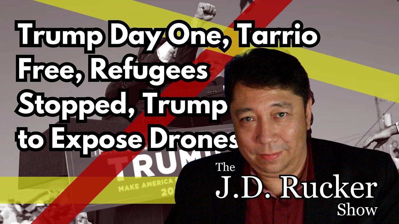 The JD Rucker Show: Trump Day One, Tarrio Free, Refugees Stopped, Trump to Expose Drones, and More