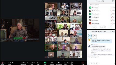 GU Sunday night Class 1 -- Jan 11, 2026