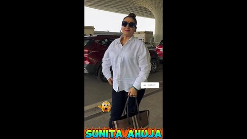 Bollywood Actress Sunita Ahuja Spotted at Airport ♥️🥰🌹
