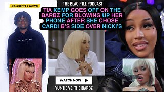 Tia Kemp GOES OFF on the BARBZ for blowing up her phone after she chose Cardi B's side over Nicki's
