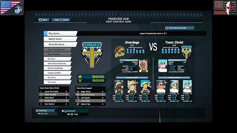 Based Sportsball 2025: League Championship - Game #1 [Team Christ vs. Overdogs]