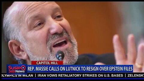 REP MASSIE CALLS ON LUTNICK TO RESIGN OVER EPSTEIN FILES