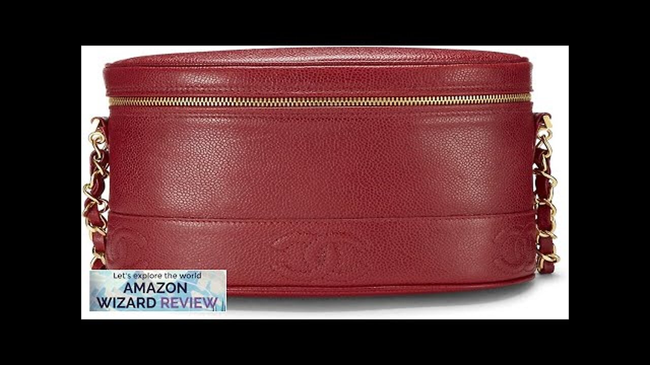 CHANEL Pre-Loved Red Caviar 3 'CC' Binocular Bag Medium RedUnique Chanel Binocular bag Review