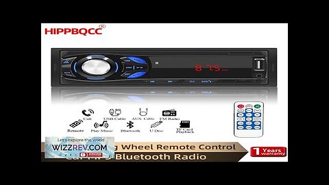 HIPPBQCC Car Stereo Player FM Radio 1din MP3 Player Digital Bluetooth Car Review