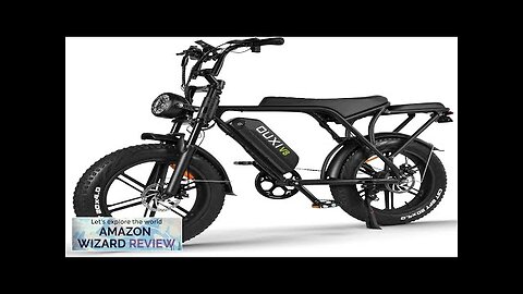 V8 Electric Bike Adults Electric Mountain Bike with 750W Motor 48V 15Ah Review