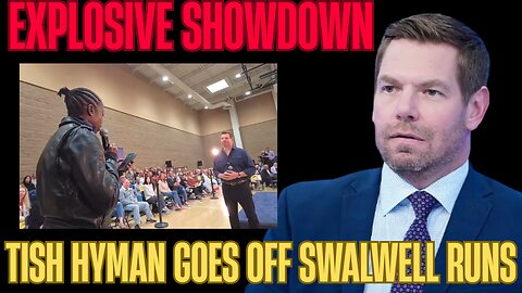 ANSWER STRAIGHT! Eric Swalwell PANICS WATCH HIM RUN From Confrontation