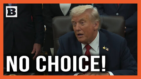 NO CHOICE! Trump Says Democrats Are to Blame if Shutdown Hurts Americans 