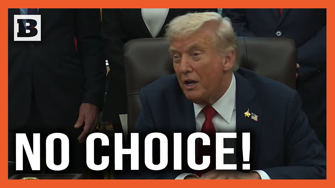 NO CHOICE! Trump Says Democrats Are to Blame if Shutdown Hurts Americans