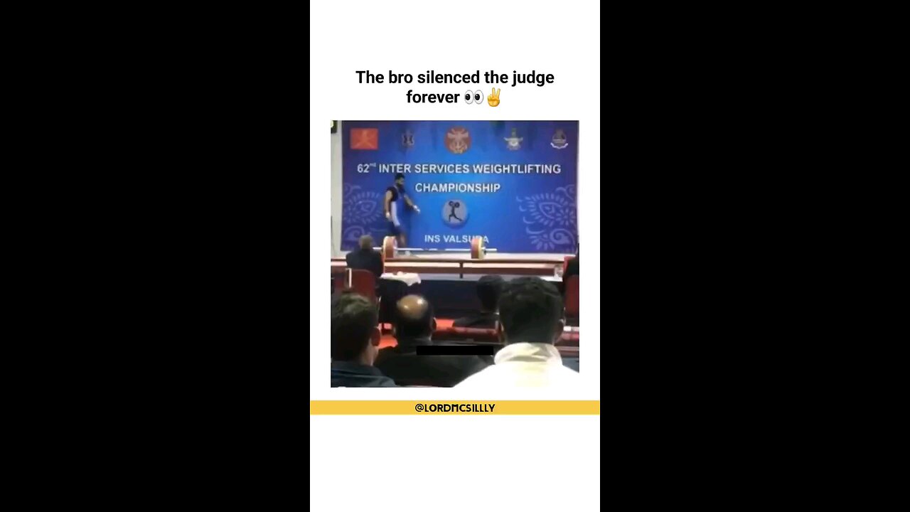 The bro silenced the judge forever. 👀✌️