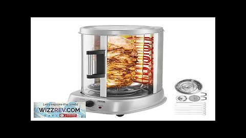 VEVOR Stainless Steel Shawarma Grill Machine Vertical Gyro Rotisserie Doner Review