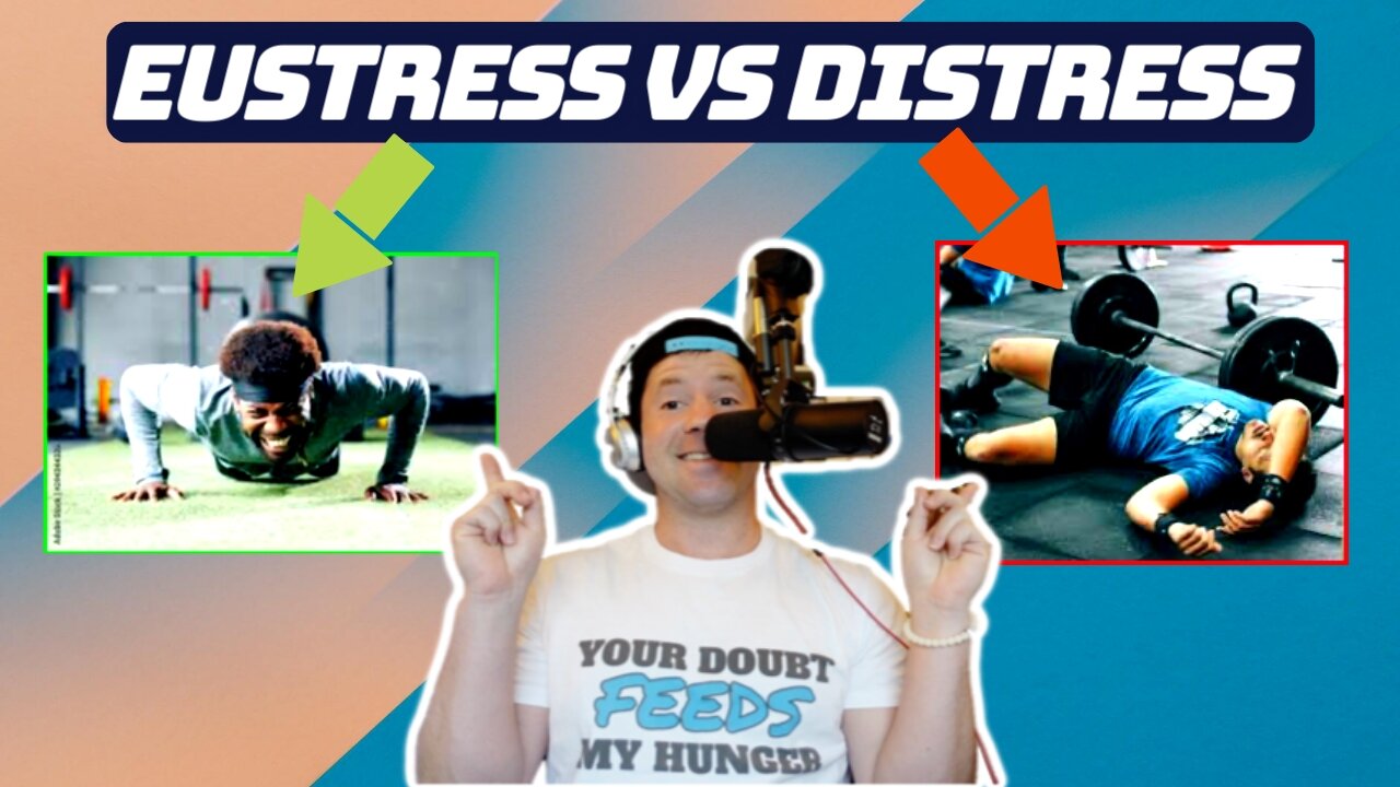 Healthy Discomfort vs Pain: Understand Eustress vs Distress | Pushing in Gym, Alone vs Isolated...