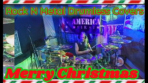 Merry Christmas Rock N Metal Drumless Covers