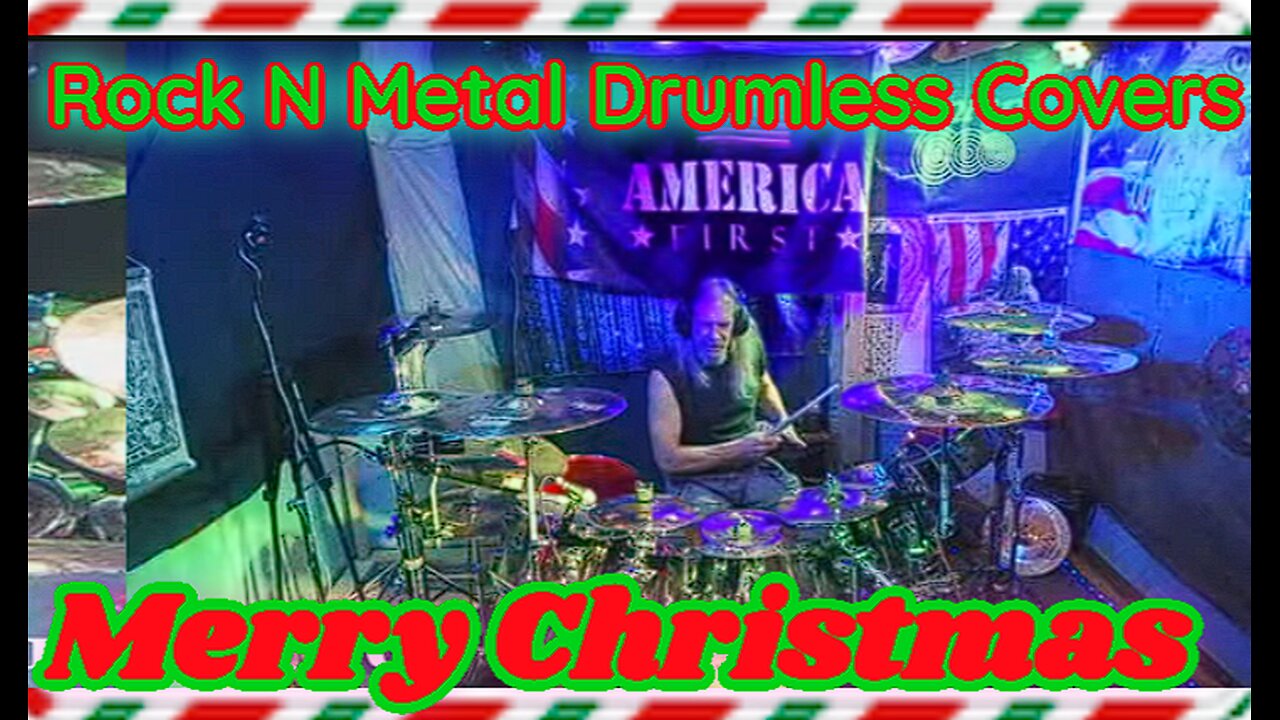 Merry Christmas Rock N Metal Drumless Covers