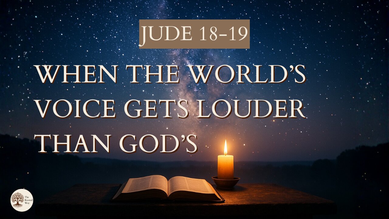 When the World’s Voice Gets Louder Than God’s | Jude 18-19