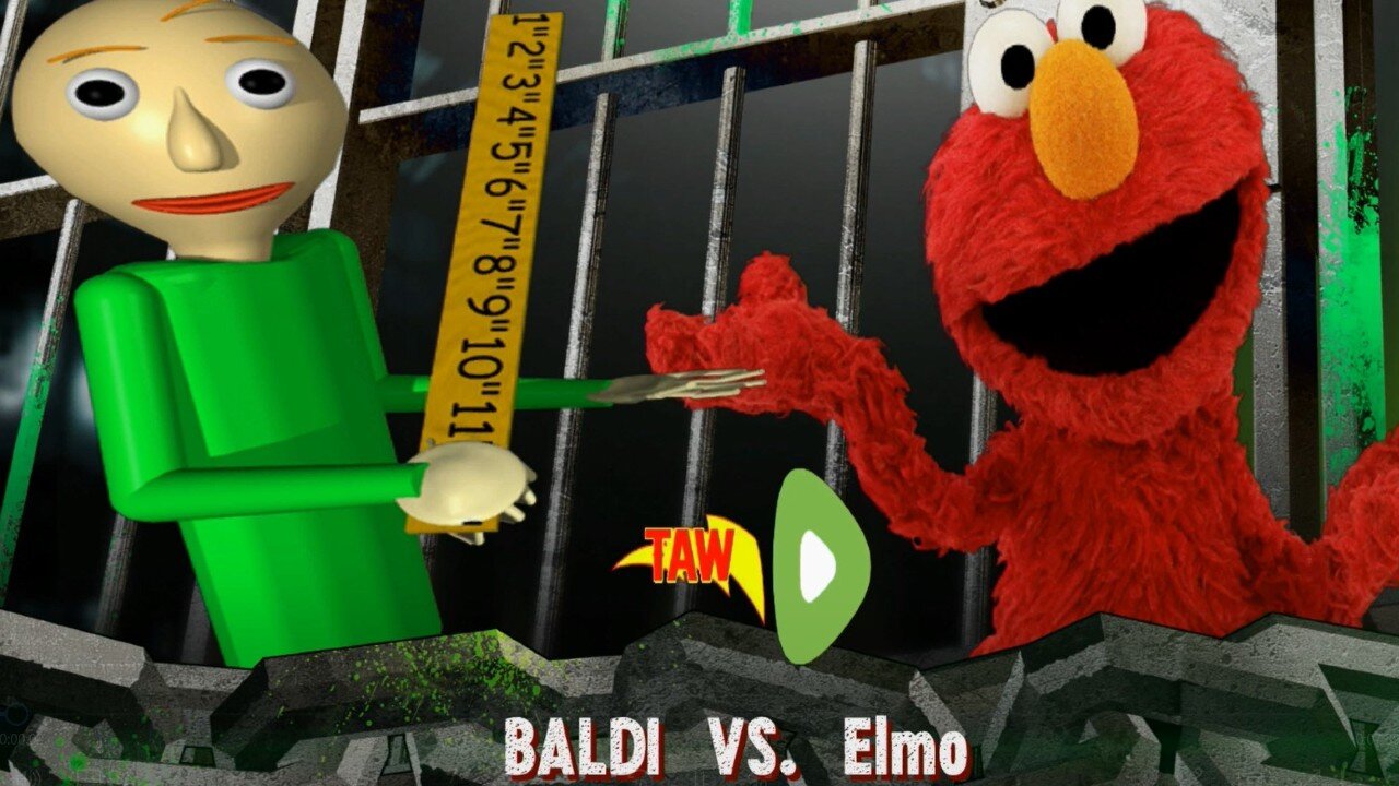 TAW - Baldi vs Elmo - 10/8/25 WWE 2K23