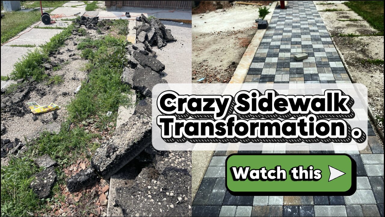 INSANE Sidewalk Transformation 🤯🤯🤯