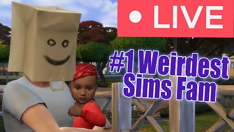 #1 Weirdest Sims Family | Sims 4: Growing Together Expansion Pack - LIVE!