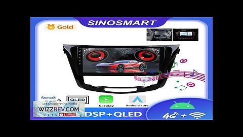 SINOSMART Car Radio Android Player for Nissan Qashqai J11 X-Trail Xtrail T32 Review