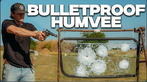 Bulletproof HUMVEE Windshield vs Different Calibre Bullets 🔥
