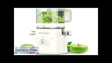 Juicer Machines Zasmira Cold Press Juicer with 5" Large Feed Chute Review