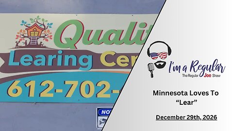 What Is A "Learing Center" + Peace in Ukraine? + Walz Feeling The Heat: The Regular Joe Show Live