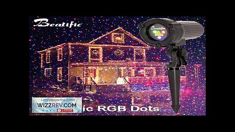 New Year Laser Projector Christmas Lights Outdoor Holiday Decorations Garden Yard Street Review