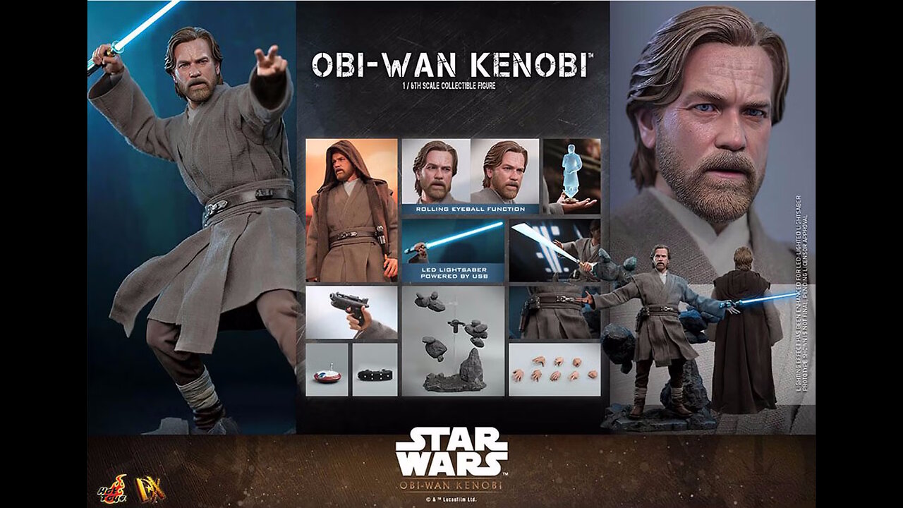 Star Wars Obi-Wan Kenobi [TV Series 1/6 Scale Figure by Hot Toys]