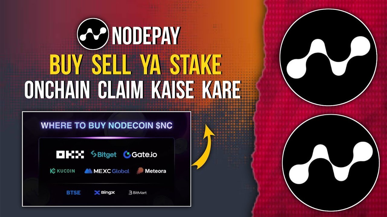 NODEPAY Buy ya Sell ya Stake | On Chain Tokens Kaise Claim Kare #nodepay