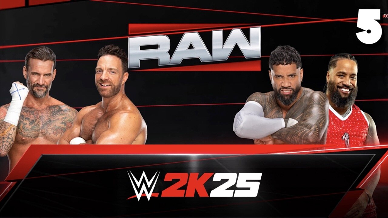WWE 2K25 Raw October 6th 2025 - Match 5: Trouble In Paradise!