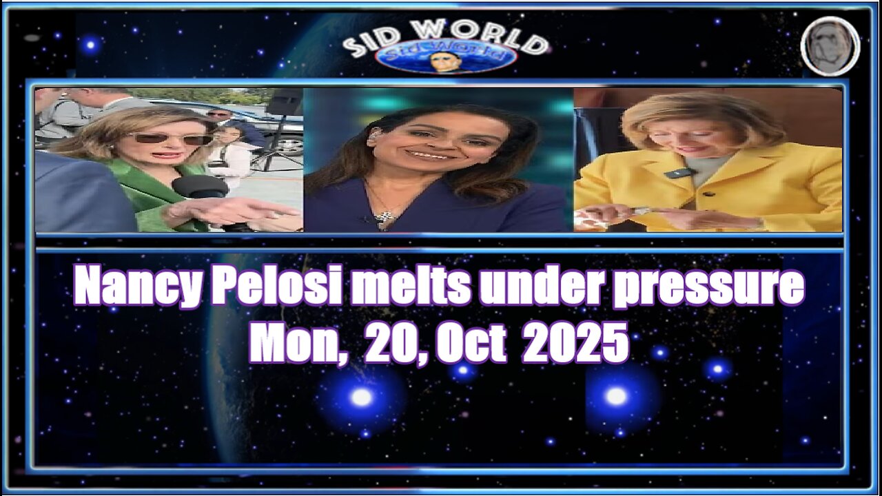 Nancy Pelosi melts under pressure