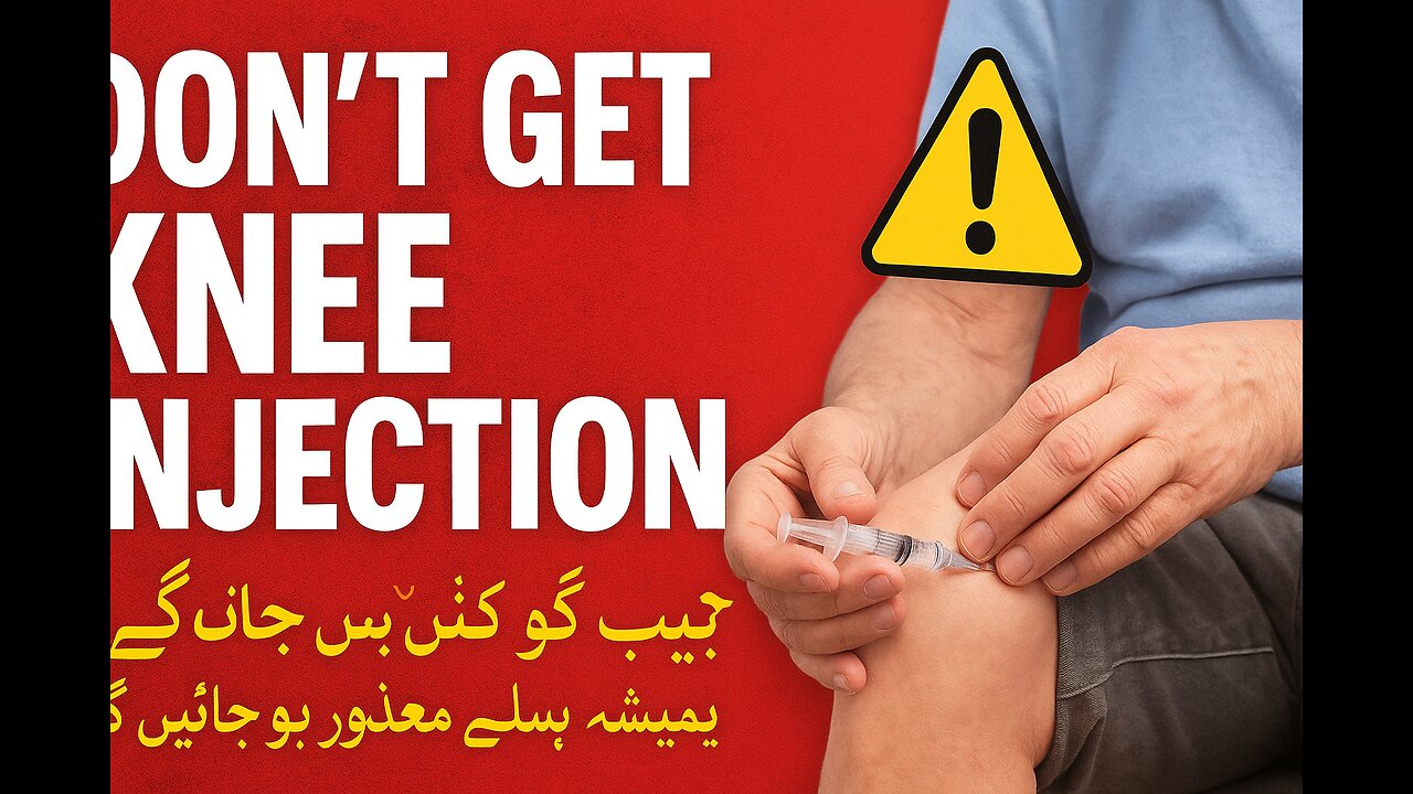 Before You Get a Knee Injection, Watch This!