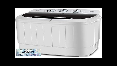 SUPER DEAL Compact Mini Twin Tub Washing Machine 13lbs Capacity Portable Washer Review