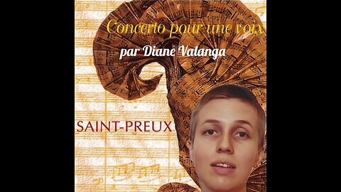 Singing "Concerto for a voice" by Diane Valanga