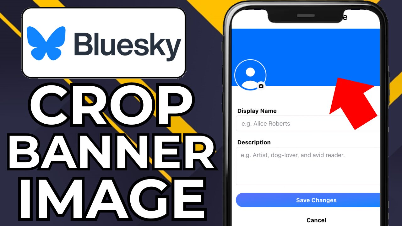 HOW TO UPLOAD & CROP BANNER IMAGE ON BLUESKY SOCIAL