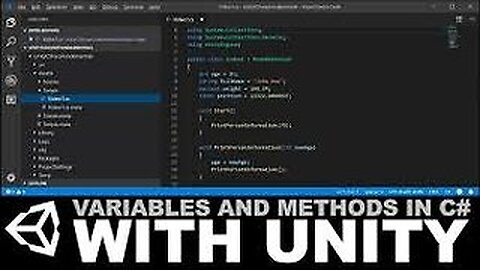 5. Unity project: Setting up Variables