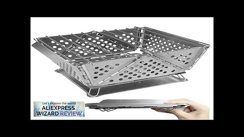 Portable Wood Stove Stainless Steel Mini Folding Barbecue Grill Portable Wood Stoves Review