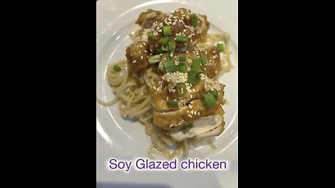 Soy glazed chicken